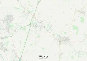 Kambride CB21 6 Karte