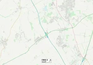 Kambridge CB22 4 Karte
