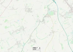 Kambridge CB22 7 Karte