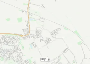 CB - Cambridge Drucke: Kambridze CZ24 1 Karte