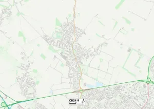 Kambrige CB24 9 Karte
