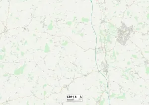 Uttlesford CB11 4 Karte