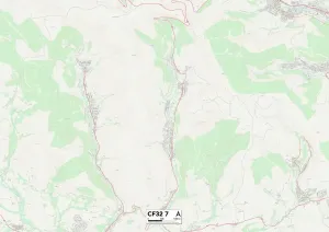 Bridgend CF32 7 Karte