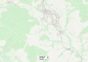Bridgend CF34 9 Karte