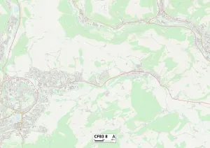 CF - Cardiff Drucke: Käerjeng KF83 8 Landkarte