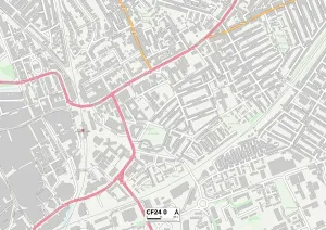 CF - Cardiff Drucke: KardifffCF24 0 Karte