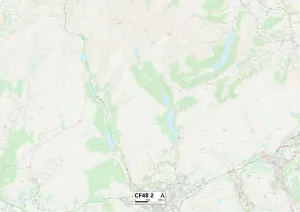 Merthyr Tydfil CF48 2 Karte