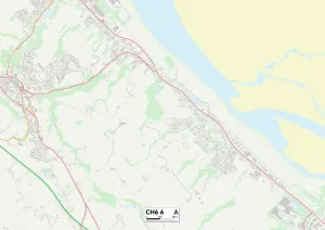 Flintshire CH6 6 Karte