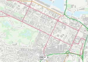 Wirral, CH41, 4 Karte