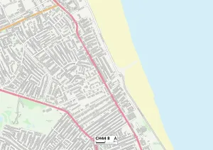 Wirral CH44 8 Karte