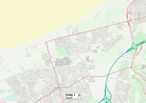 Wirral CH46 1 Karte