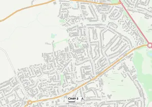 Wirral, CH49, 2 Karte