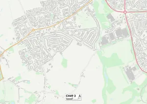 Wirral CH49 3 Karte