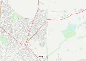 Wirral CH60 1 Karte