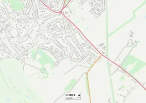 Wirral, CH60, 3 Karte