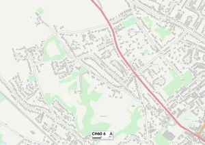 Wirral CH60 6 Karte