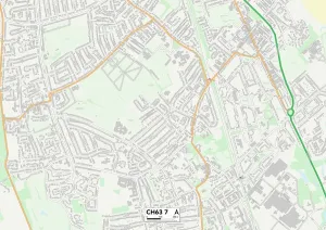 Wirral Cheshire C63 7 Kartensuche