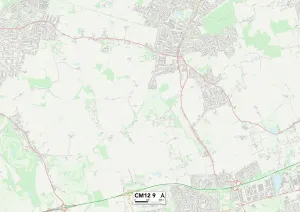 Basildon CM12 9 Karte