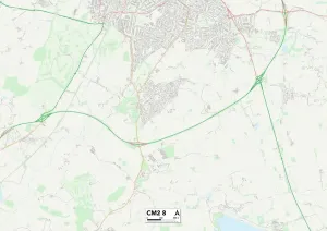Chelmsford CM2 8 Karte