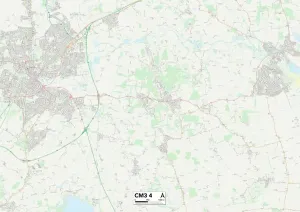 Chelmsford CM3 4 Karte