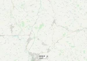 Babergh CO10 9 Karte