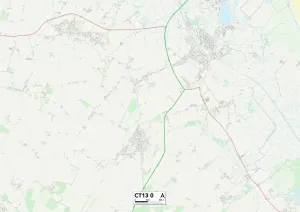 Kent CT13 0 Karte