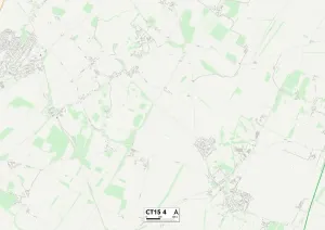 Kent CT15 4 Karte