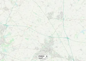 Rugby CV23 0 Karte