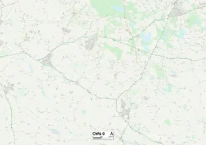 Cheshire West und Chester CW6 0 Karte