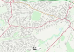 Bexley, DA5 3 Karte