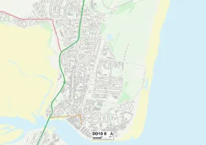 DD - Dundee Drucke: Angus DD10 8 Karte