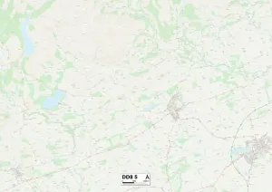DD - Dundee Drucke: Angus DD8 5 Karte