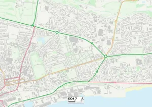 DD - Dundee Drucke: Dundee DD4 7 Karte