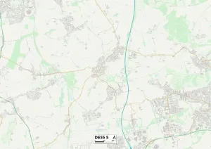 Amber-Valley DE55 5 Karte