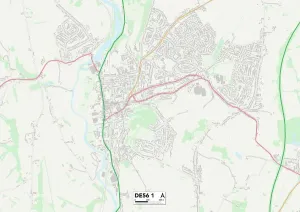 DE - Derby Drucke: Amerbach Tal DE 56 1 Karte