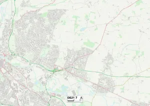 Derby DE21 7 Karte