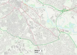 DE - Derby Drucke: Derby DE24 8 Karte