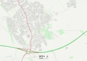 DE - Derby Drucke: Derby DE73 6 Karte