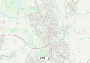 DE - Derby Drucke: Erewash DE7 5 Karte