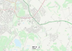 Süd-Debryschire DE11 8 Karte