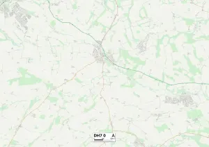 Grafschaft Durham DH7 0 Karte