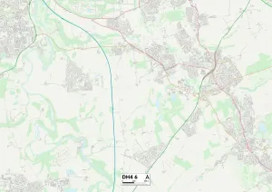 Sunderland DH4 6 Karte