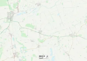 Doncaster DN10 5 Karte