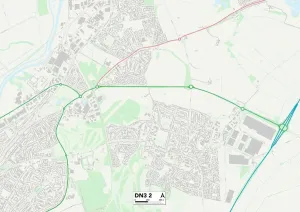 Doncaster DN32 Map
