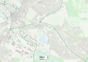 Doncaster DN4 5 Karte