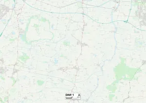Doncaster DN9 1 Karte