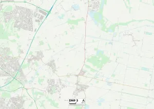 Doncaster DN9 3 Karte