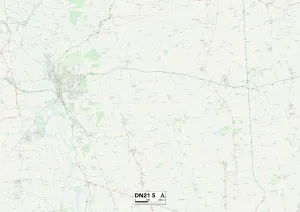 West Lindsey DN21 5 Karte