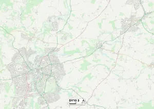 Wyre Wald DY10 3 Karte