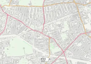 Neues Ham Newham, London E13 0 Karte